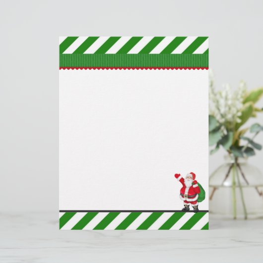 Weihnachtsbriefpapier (Stehend Vorderseite)