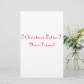 Weihnachtsbriefpapier Briefpapier (Stehend Vorderseite)