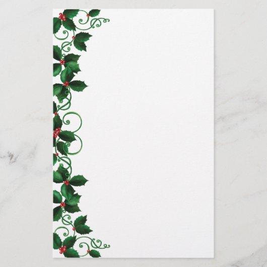 Weihnachtsbriefpapier Briefpapier (Vorderseite)