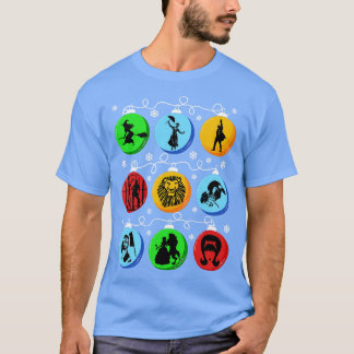 Weihnachtsbrille am Broadway T-Shirt
