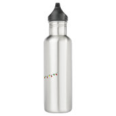 Weihnachtsbrille Edelstahlflasche (Rechts)