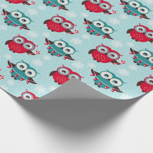 Weihnachtsbrille Geschenkpapier (Ecke)