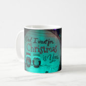 Weihnachtsbrille Kaffeetasse (Vorderseite Links)