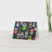 Weihnachtsbrille Karte (Vorderseite)