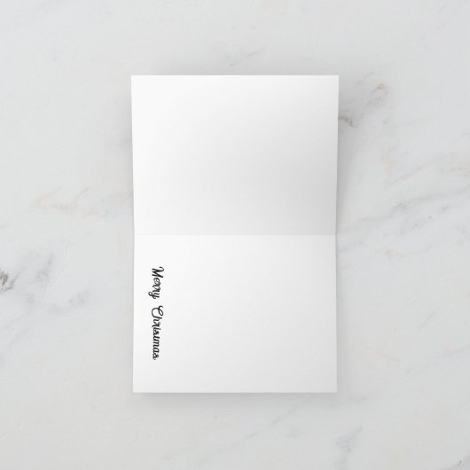 Weihnachtsbrille Karte (Innenseite)