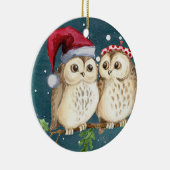 Weihnachtsbrille Keramik Ornament (Rechts)