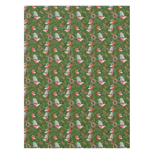 Weihnachtsbrille Muster Tischdecke (Vorderseite)