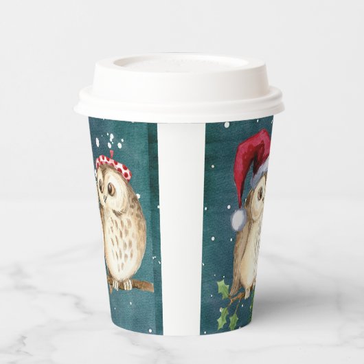 Weihnachtsbrille Pappbecher (Links)