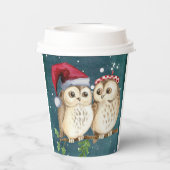 Weihnachtsbrille Pappbecher (Rückseite)