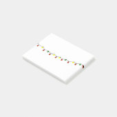 Weihnachtsbrille Post-it Klebezettel (angewinkelt)