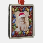 Weihnachtsbrillen Foto Rahmen Ornament (Rechts)