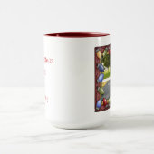 Weihnachtsbrillen Foto Tasse (Zentrum)