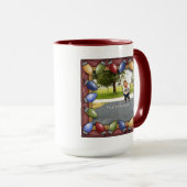 Weihnachtsbrillen Foto Tasse (VorderseiteRechts)