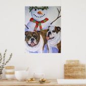 Weihnachtsbrillen-Poster Poster (Küche)