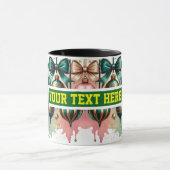 Weihnachtsbrillen Wasserfarben Tasse (Zentrum)