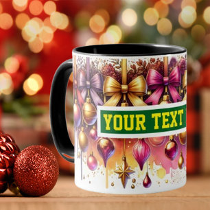 Weihnachtsbrillen Wasserfarben Tasse
