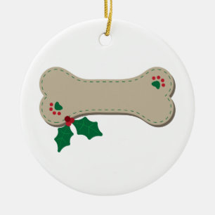 Weihnachtsbrone Keramik Ornament