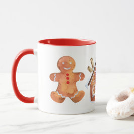 Weihnachtsbrotgeschenk Zwei-Tone-Tasse Tasse