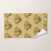 Weihnachtsbrötlchen Badetuch Set (Handtuch)