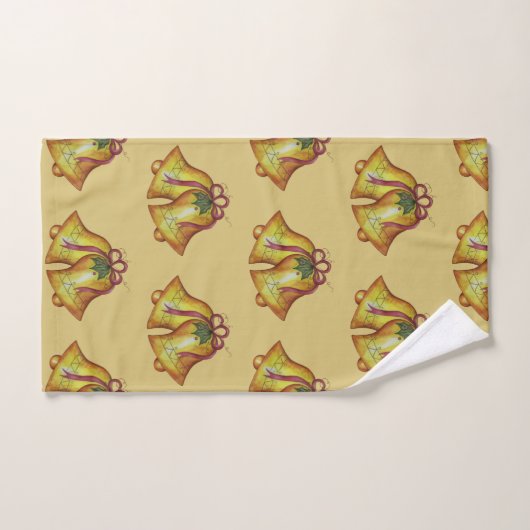 Weihnachtsbrötlchen Badetuch Set (Handtuch)