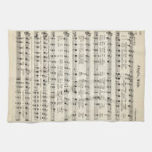 Weihnachtsbrötler-Musik Geschirrtuch (Horizontal)