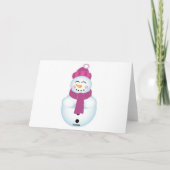 Weihnachtsbruder Feiertagskarte (Rückseite)