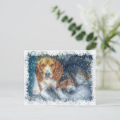 Weihnachtsbrüder Feiertagspostkarte (Stehend Vorderseite)