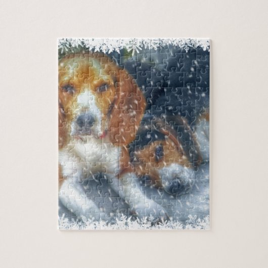 Weihnachtsbrüder Puzzle (Vertikal)