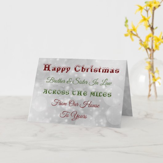 Weihnachtsbruder und Schwester im Jura über die Me Karte (Gelbe Blume)