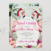 Weihnachtsbrunch Brautdusche Einladung (Vorne/Hinten)