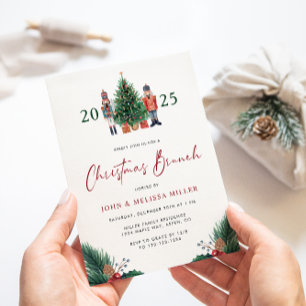Weihnachtsbrunch-Einladung Einladung