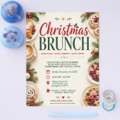 Weihnachtsbrunch-Flyer Flyer (Einzeln)