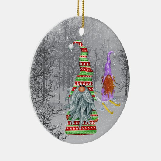 Weihnachtsbrunnen geben Stimmung Keramik Ornament (Rechts)