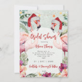 Weihnachtsbrunnen mit Brautdusche Einladung (Vorderseite)