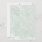 Weihnachtsbrunnen mit Brautdusche Einladung (Rückseite)