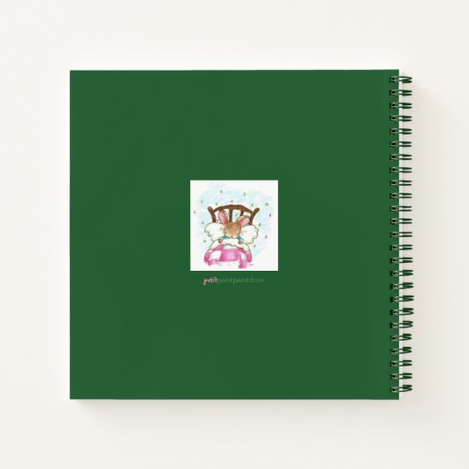 Weihnachtsbrunnen Notizblock (Rückseite)