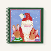 Weihnachtsbrunnen Notizblock (Vorderseite)