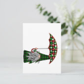 Weihnachtsbrunnen Postkarte (Stehend Vorderseite)