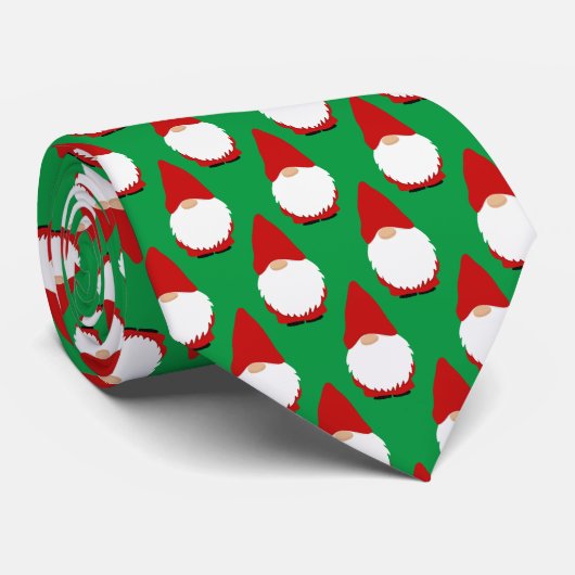 Weihnachtsbrunnen rot und grün Feiertag Krawatte (Gerollt)