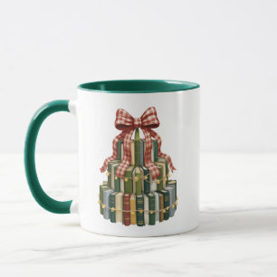 Weihnachtsbuch Baum Buch Lehrer Lesen Buchliebhabe Tasse