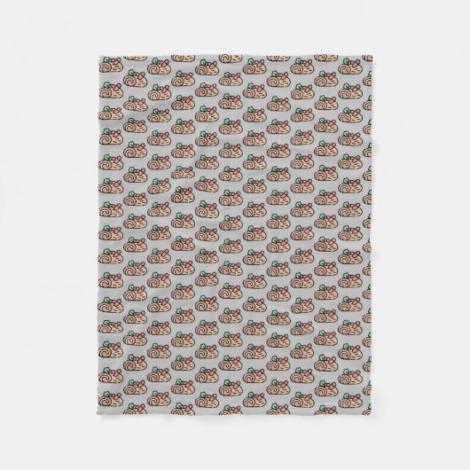 Weihnachtsbuch Fleecedecke (Vorderseite)