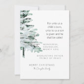 Weihnachtsbuch Foto Christlich Woodland (Vorderseite)