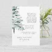 Weihnachtsbuch Foto Christlich Woodland (Stehend Vorderseite)