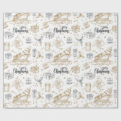 Weihnachtsbuch Geschenkpapier (Flach)