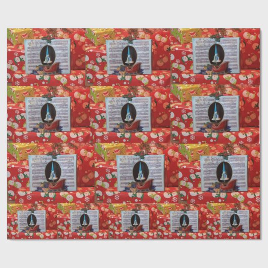 Weihnachtsbuch Geschenkpapier (Flach)