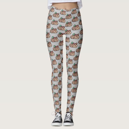 Weihnachtsbuch Leggings (Vorderseite)