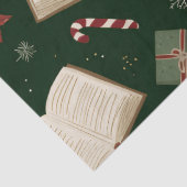 Weihnachtsbuch Liebt Traditionelles Tissue Paper Seidenpapier (Detail)