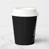 Weihnachtsbuch "Lover Tree Librarian Merry Bookmas Pappbecher (Rechts)