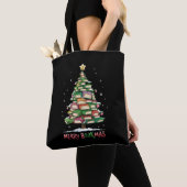 Weihnachtsbuch "Lover Tree Librarian Merry Bookmas Tasche (Von Nahem)