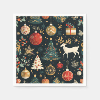 Weihnachtsbuch Napkin Serviette